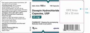 DOXEPIN HCL CAP 25MG 100/BOTTLE