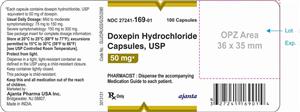DOXEPIN HCL CAP 50MG 100/BOTTLE