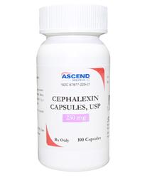 CEPHALEXIN CAP 250MG 100/BOTTLE