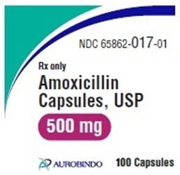 AMOXICILLIN CAP 500MG 100/BOTTLE