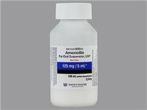 AMOXICILLIN SUSP 125MG/5ML