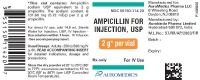 AMPICILLIN VIAL 2GM 10/BOX