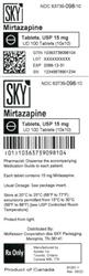MIRTAZAPINE TAB 15MG U/D 100/BOX