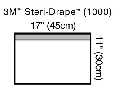 STERI DRAPE CLEAR PLASTIC WITH ADHESIVE