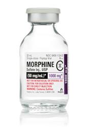 MORPHINE SULFATE VIAL 50MG/ML 20ML 25/CS