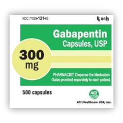 GABAPENTIN CAP 300MG 500/BOTTLE