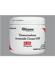 TRIAMCINOLONE ACETONIDE CREAM 0.1% 454GM