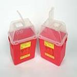 SHARPS CONTAINER BD 8QT NESTABLE RED