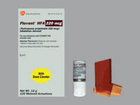 FLOVENT HFA INHALER 220MG/12GM