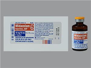 MIDAZOLAM VIAL 1MG/ML 10ML 10/BOX