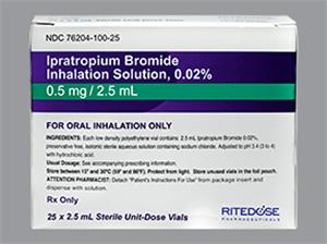 IPRATROPIUM BROMIDE INHALATION .02%