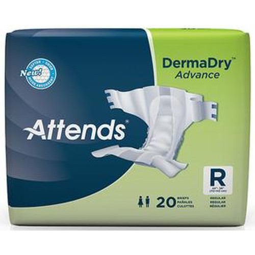 ATTENDS BRIEF DERMADRY ADV LARGE 72/CASE