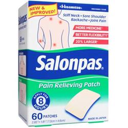 SALONPAS PAIN RELIEVING PATCH 60/BOX