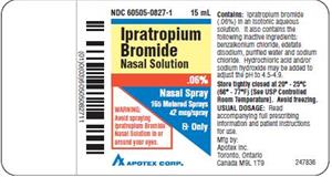 IPRATROPIUM BROMIDE SPRAY .06% 15ML