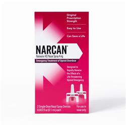 NARCAN NASAL SPRAY 4MG 0.1ML 2/BOX