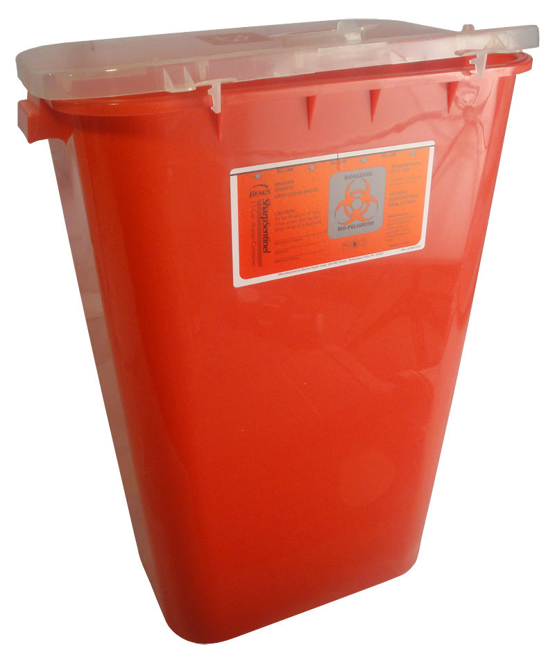 SHARPS CONTAINER 11 GALLON RED