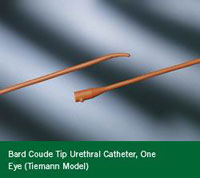 CATHETER URETHRAL RED RUBBER COUDE 24FR