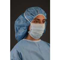 SURGICAL MASK TIE GREEN 300/CASE