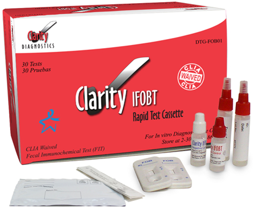 FECAL OCCULT IFOB TEST CLARITY 30/BOX