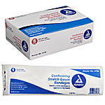 GAUZE STRETCH ROLL STERILE CONFORMING 6