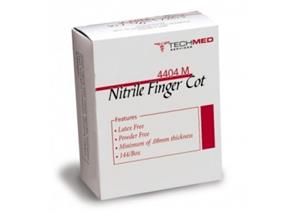 FINGER COTS L/F NITRILE SMALL 144/BOX