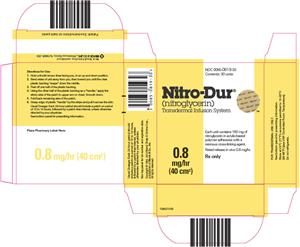 NITRO-DUR PATCH 0.8MG/HR 30/BOX