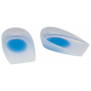 HEEL CUPS SILICONE SMALL/MED PAIR
