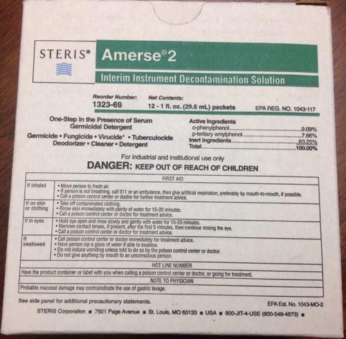 AMERSE DISINFECTANT 1 OZ BOX
